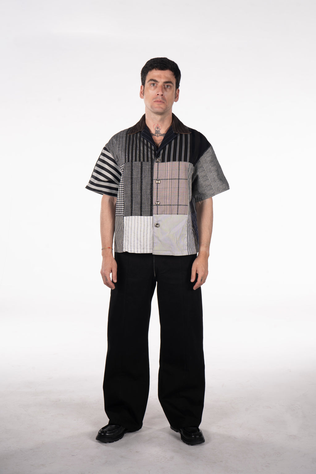 Camisa banderas manga corta