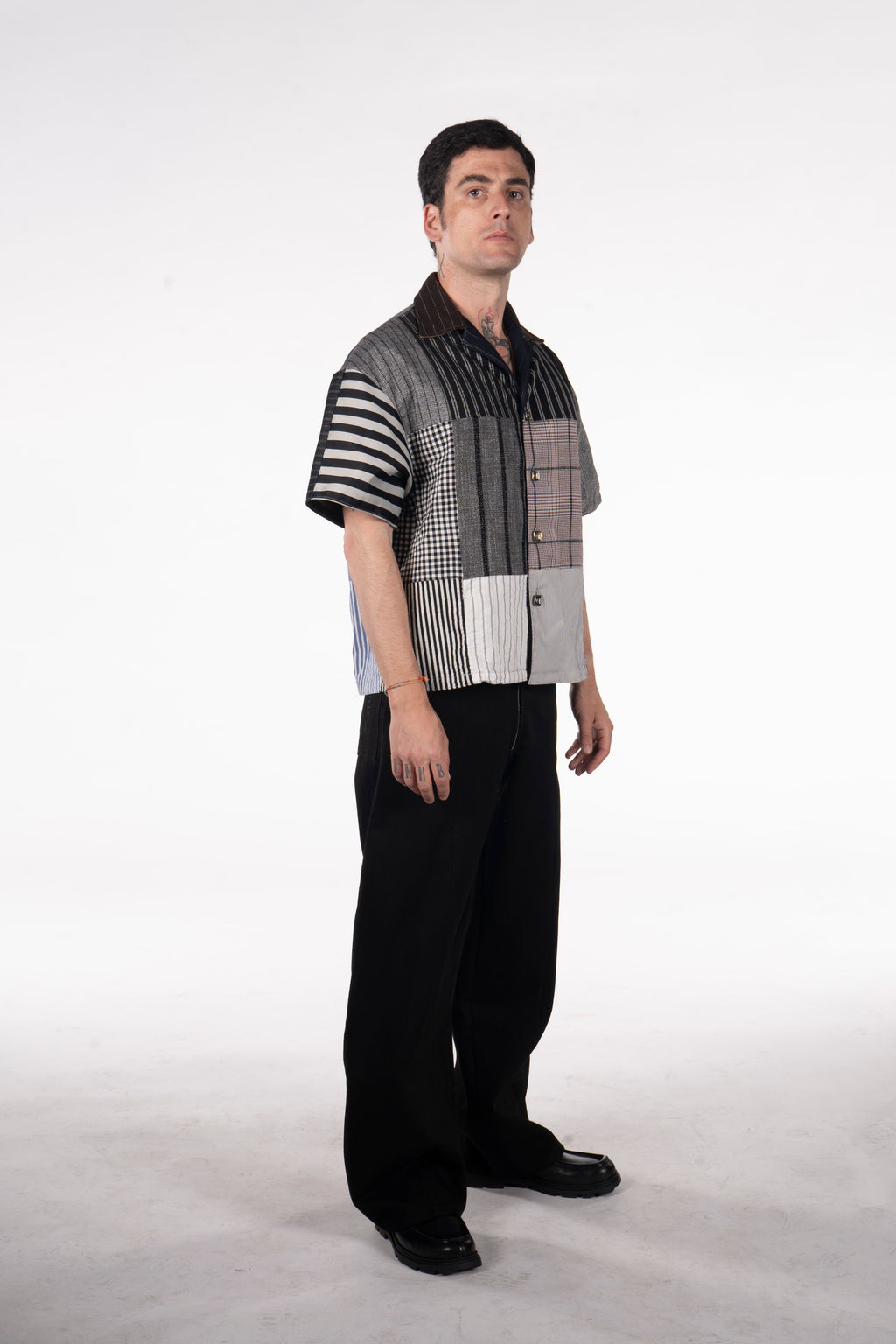 Camisa banderas manga corta