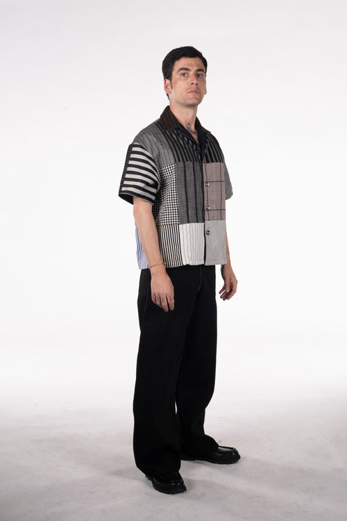 Camisa banderas manga corta