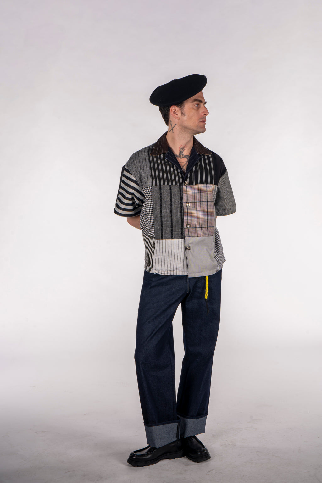 Camisa banderas manga corta